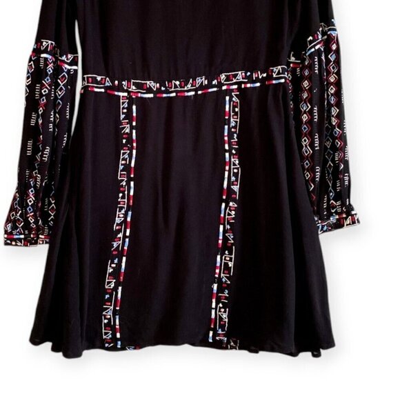 Rahi Cali Black Embroidered Mini Dress,  size M - Picture 9 of 14